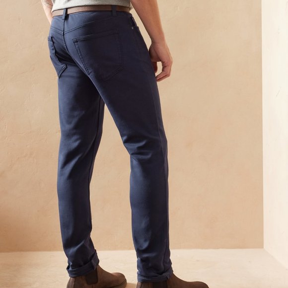 Banana Republic Skinny Traveler Pant size 35/30 Black - Picture 5 of 5